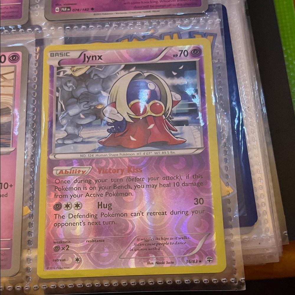 Jynx Trading Card - Purple